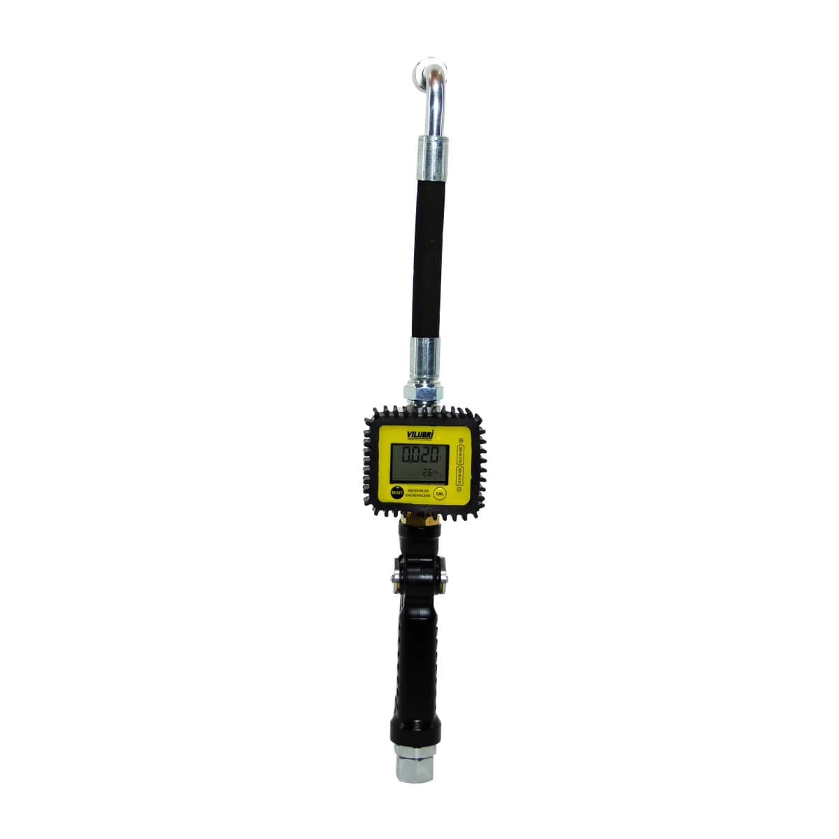 Válvula p / Óleo Lubrificante E1/2”NPT - Extensão Flexível, Medidor Digital, Bico Anti-Gotejante